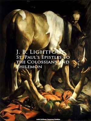 cover image of St. Paul's Epistles to the Colossians and Philemon